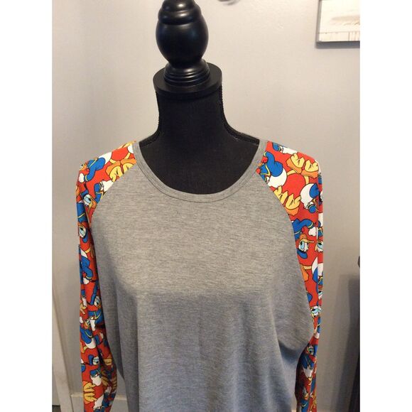 New NWt Disney Donald Duck Plus size 3X LuLaRoe Randy Jersey Tee - Picture 2 of 6